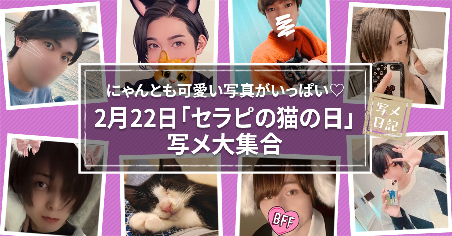 にゃんとも可愛い写真がいっぱい♡ 2月22日「セラピの猫の日」写メ大集合！Part.2