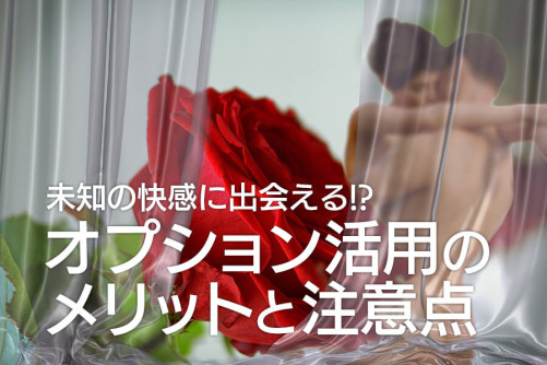 女性向け風俗に慣れたら、オプションも活用しよう！
