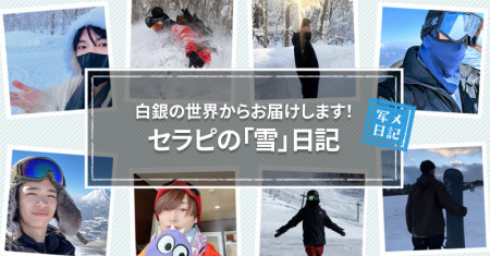 白銀の世界からお届けします！　セラピの「雪」日記