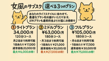 洋平限定イベント　女風のサブスク