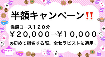 半額キャンペーン実施中‼️