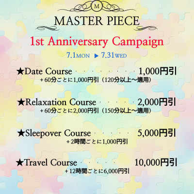 ★1st　Anniversary　Campaign★