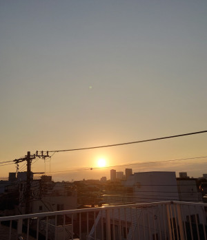 今日も日の出の写真