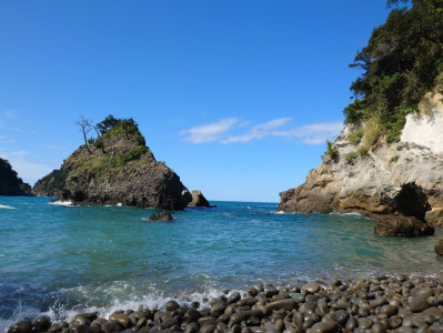 海を見に