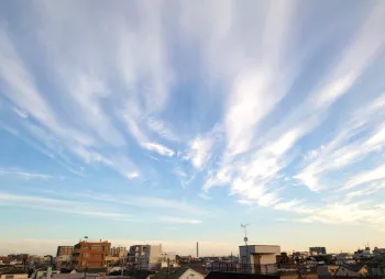 今朝の空