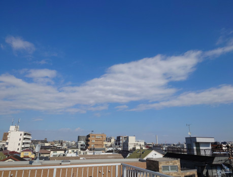 清々しい青空