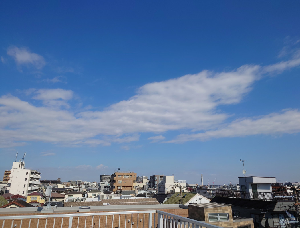 清々しい青空