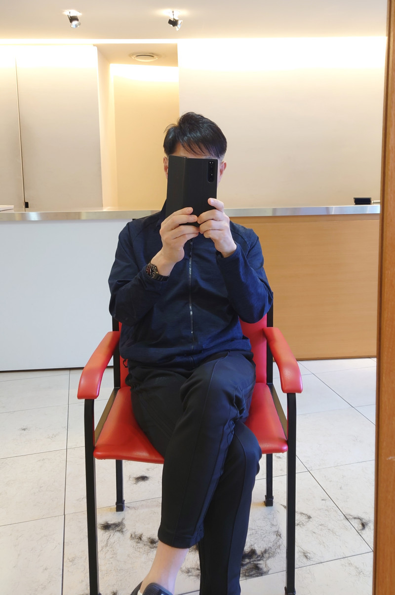 いつもの美容室で