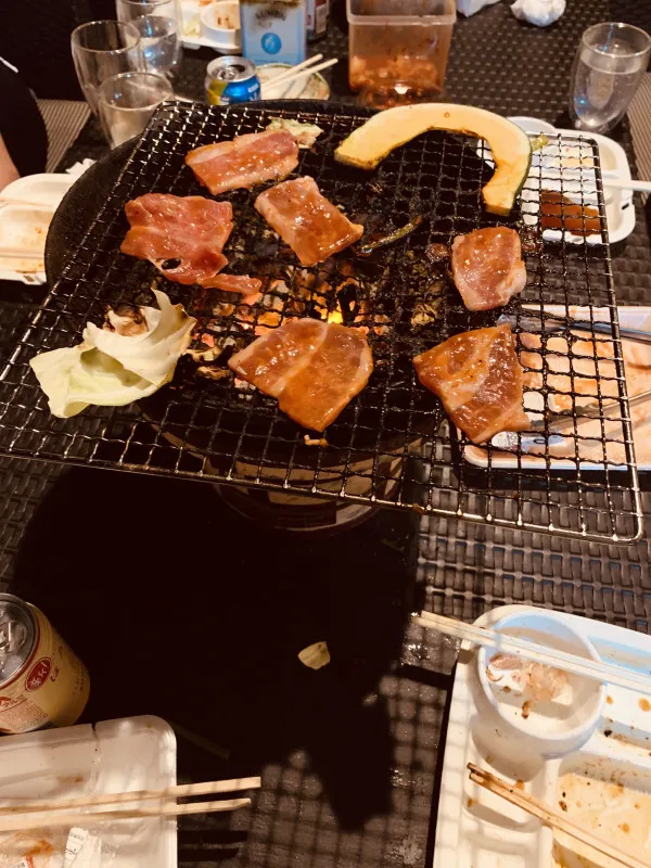 BBQ〜！