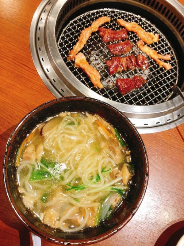 【7月17日(月)】焼肉屋さんで盛岡温麺を食べてきました