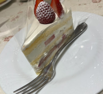 ケーキも食べれたし