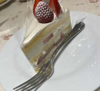 ケーキも食べれたし