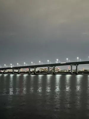 夜景きれいだなー冬の匂い