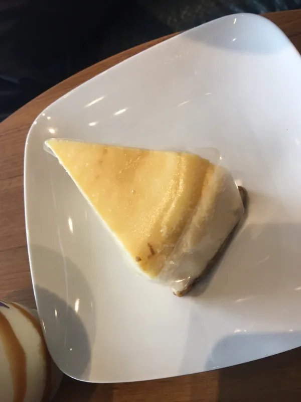 チーズケーキで一息