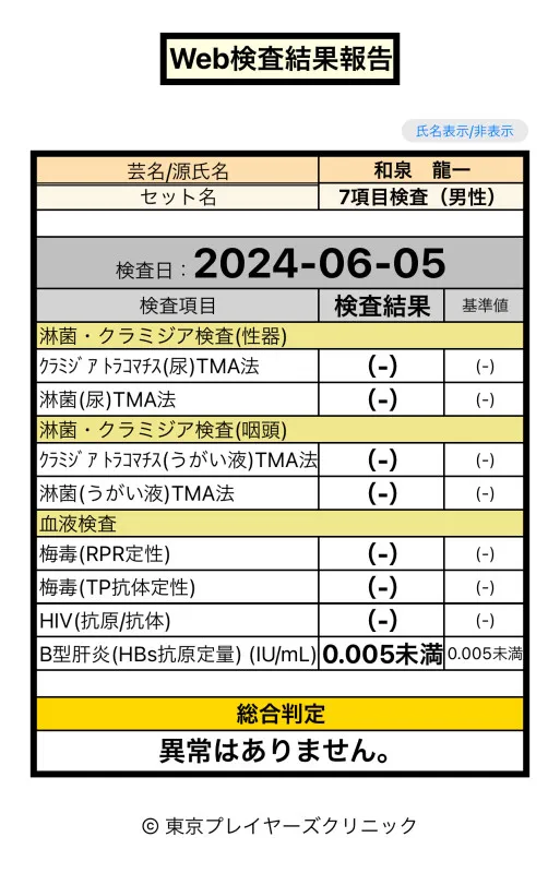 6月の健康ちん断のお知らせ