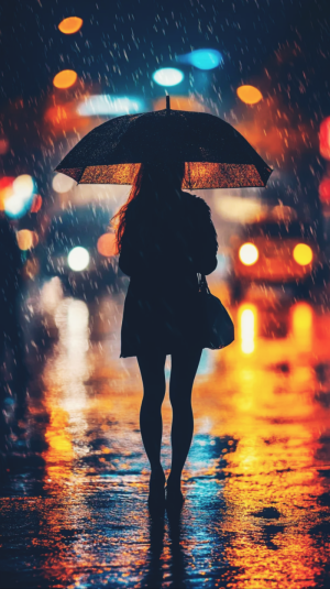 【雨夜】