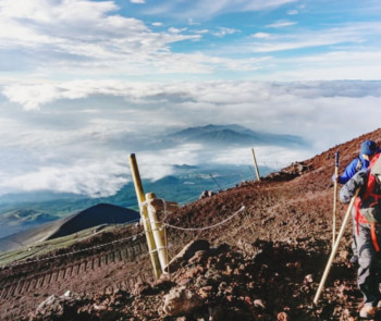 santuario登山部 初の富士山チャレンジ