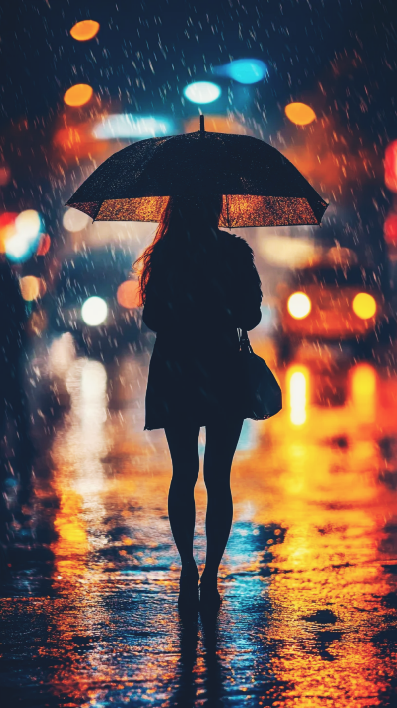 【雨夜】