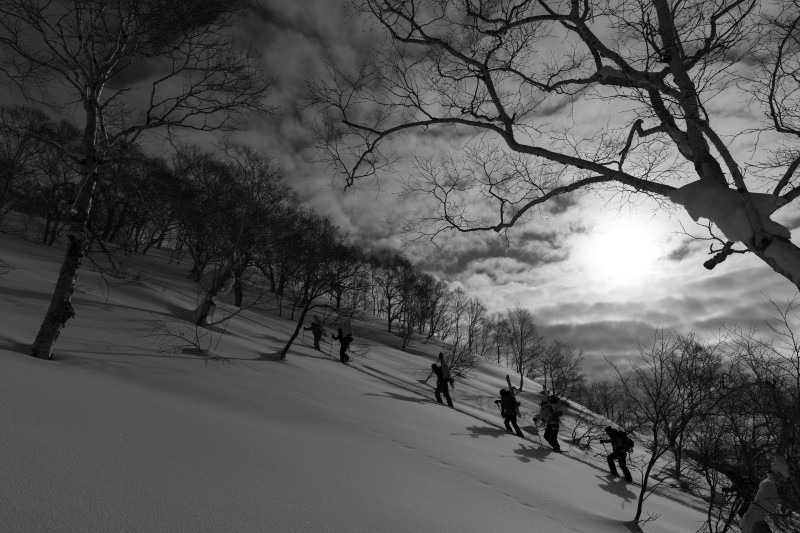 雪山の冒険