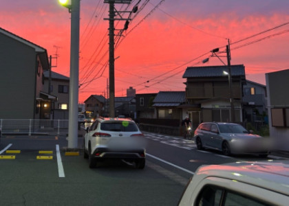 綺麗な夕陽