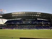 初！サッカー観戦！