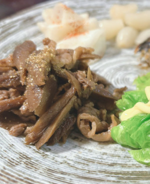 とみーのレシピ（2） ごぼうと牛肉のしぐれ煮