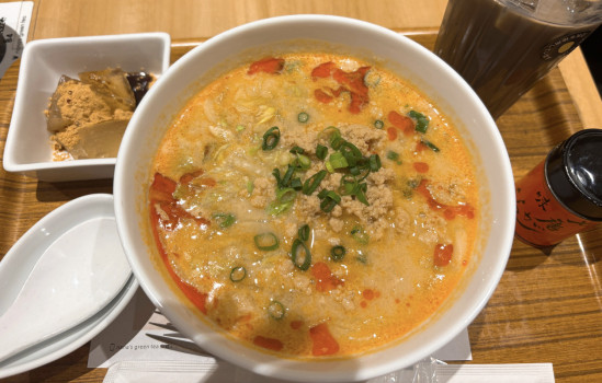 豆乳坦々で整える午後