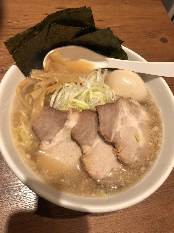 久しぶりに頂きました！  塩ラーメン  タンガシンです