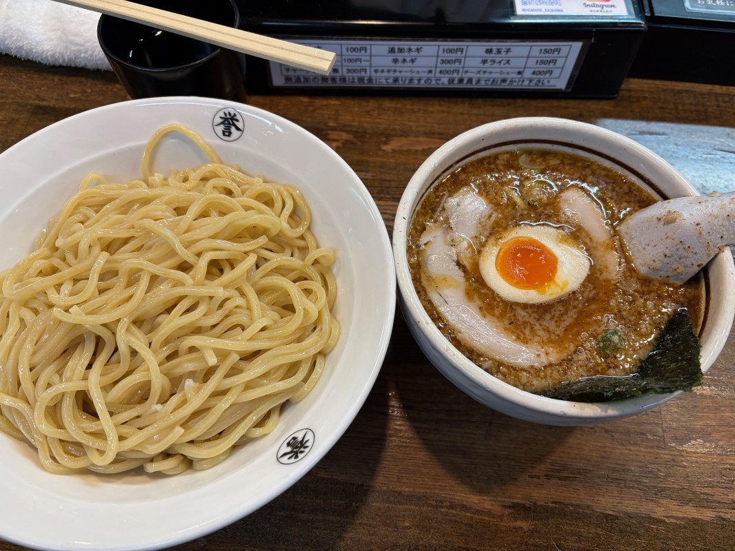 久しぶりにつけ麺を頂きました！！！ 