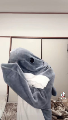 サメのコスプレ