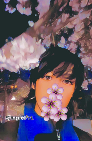 桜　通り抜け！
