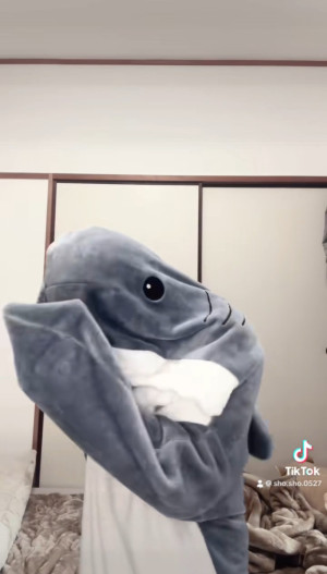サメのコスプレ