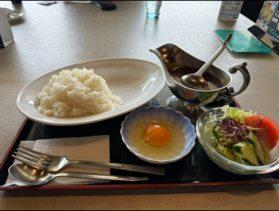 ゴルフ場のカレー