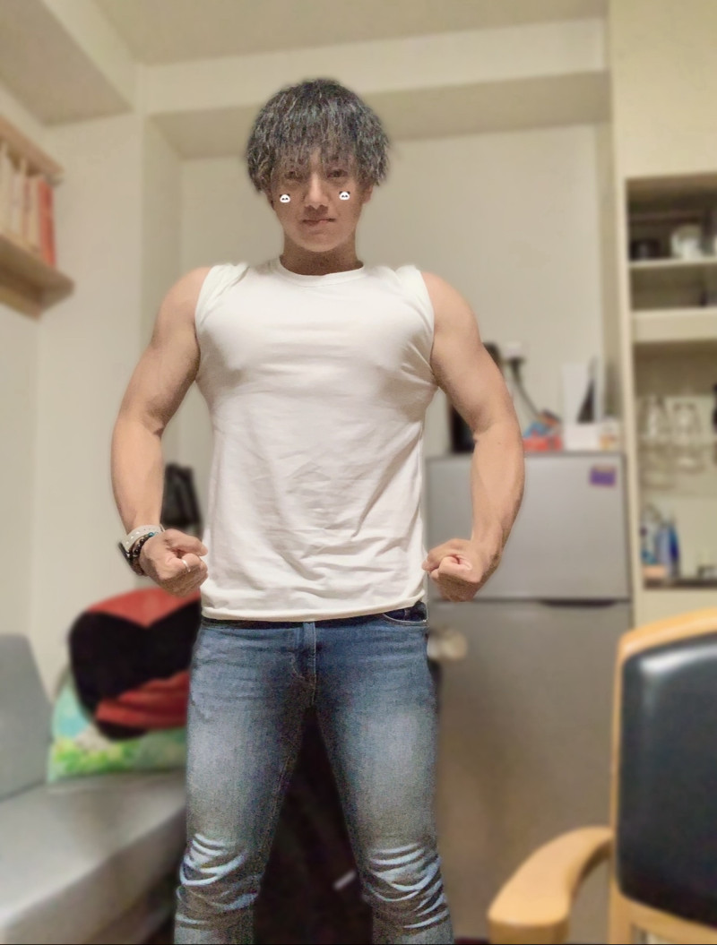 引き締まった身体に