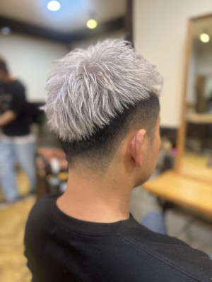 現在の髪型