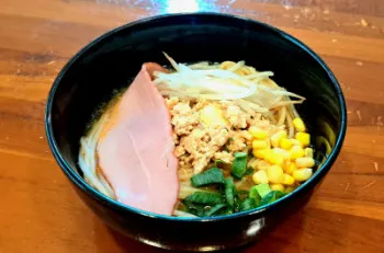 自作スープ味噌ラーメン