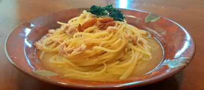 思いつきのパスタ