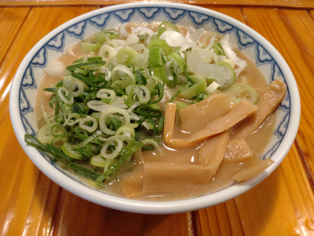 座学とねぎラーメン