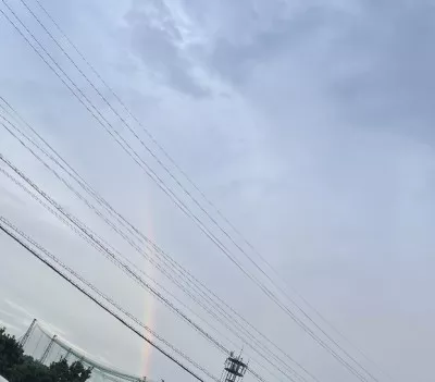 虹だ!