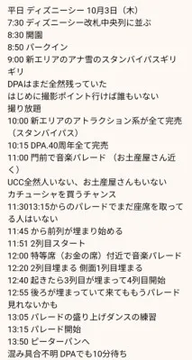 Dヲタが行くディズニーの調査結果???