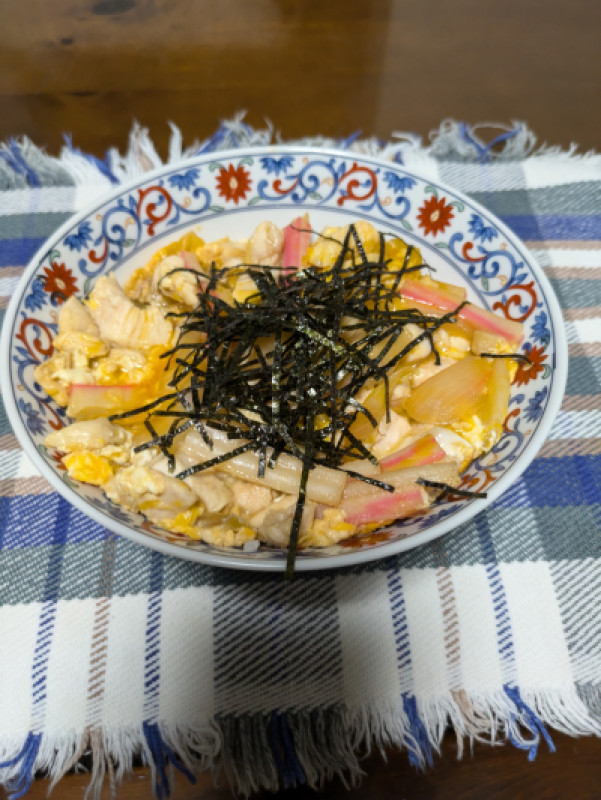 お蕎麦屋さんの親子丼！