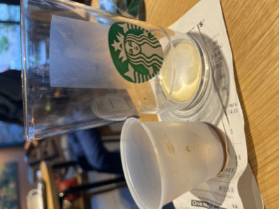 スタバにて??