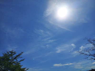 天気がいいと気持ちいいですね?