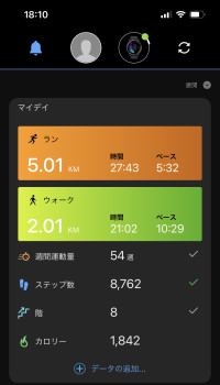 ウォーキング+ランランッ❗️