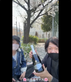 お花見キャスを終えて