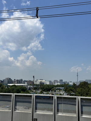 青空の下でリフレッシュ