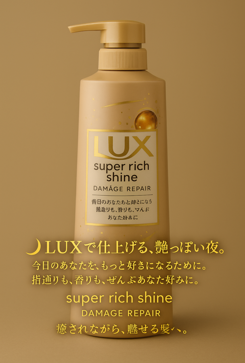 今日、髪から落ちる。誘惑の香り