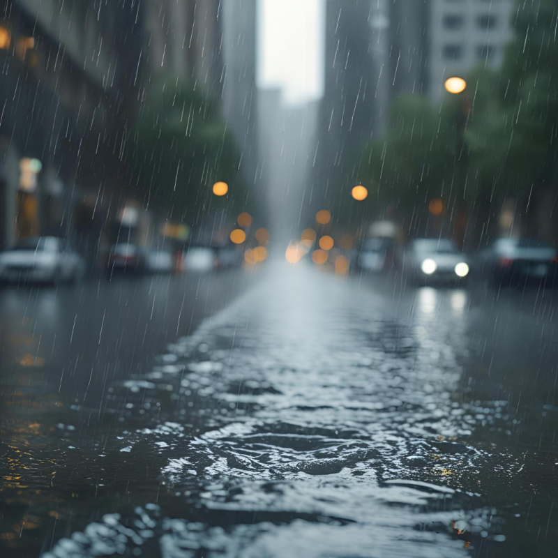 雨の音