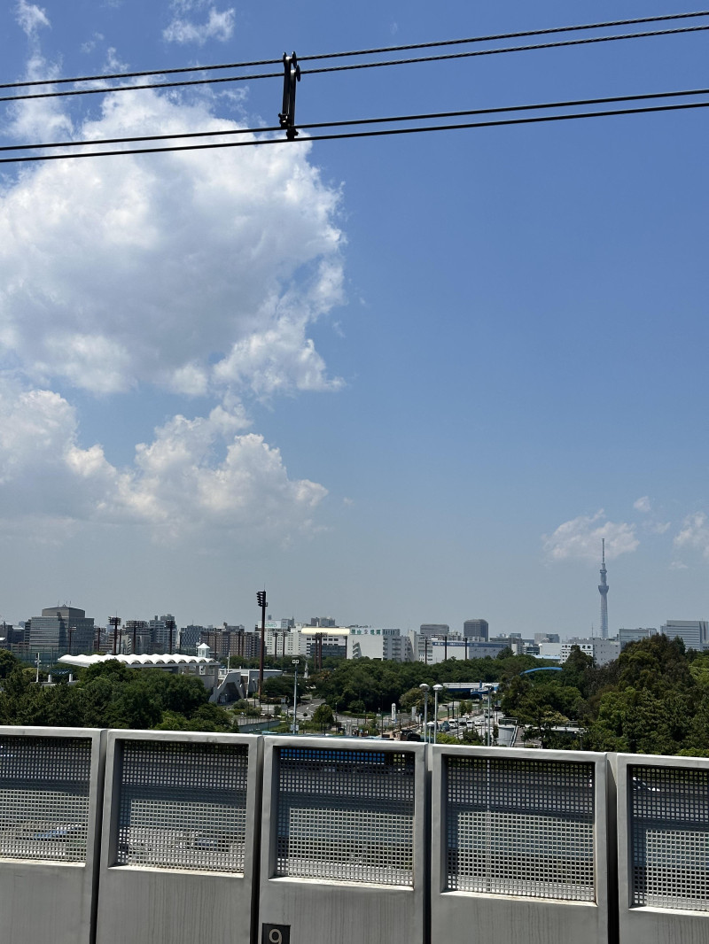 青空の下でリフレッシュ