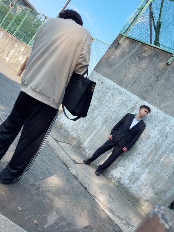 撮影して頂きました！